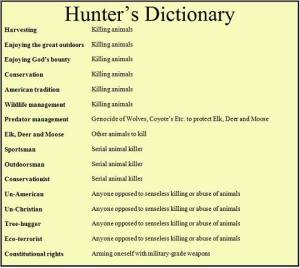 Hunters Dictionary