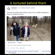 Their parents are nothing more than sadists and child-abusers https://www.facebook.com/pages/Trapped/1375554882763228